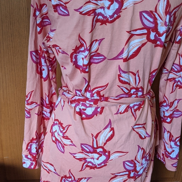 NWOT Diane Von Furstenburg Floral Wrap Dress - Picture 5 of 7